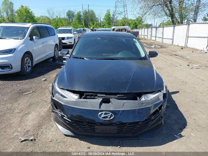 2022 Hyundai Elantra Sel VIN: KMHLM4AG0NU358344 Lot: 12014372