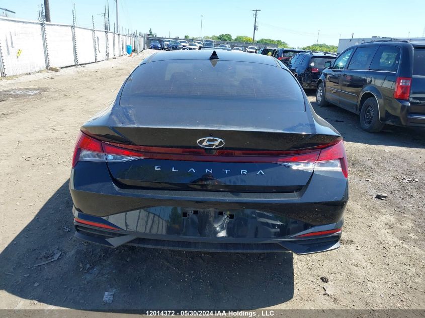 2022 Hyundai Elantra Sel VIN: KMHLM4AG0NU358344 Lot: 12014372