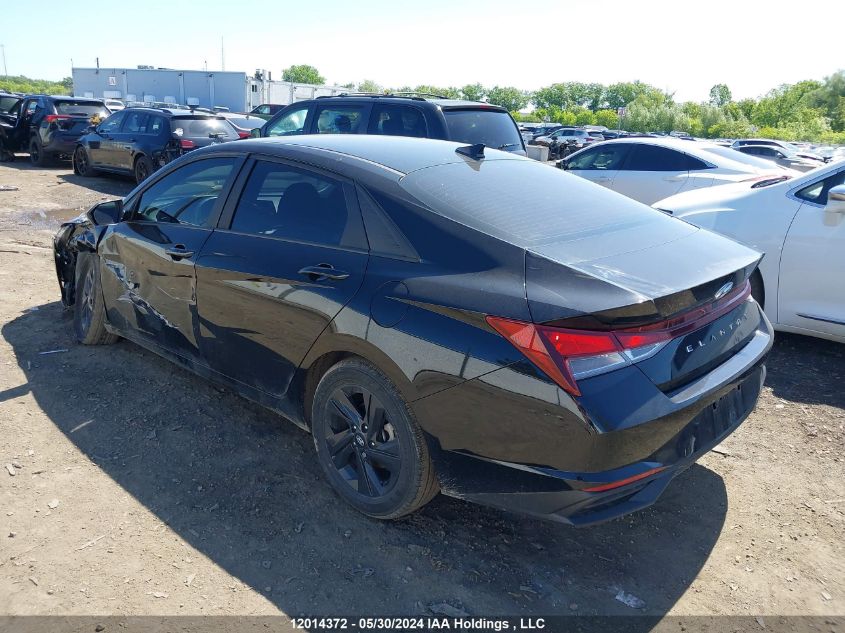 2022 Hyundai Elantra Sel VIN: KMHLM4AG0NU358344 Lot: 12014372