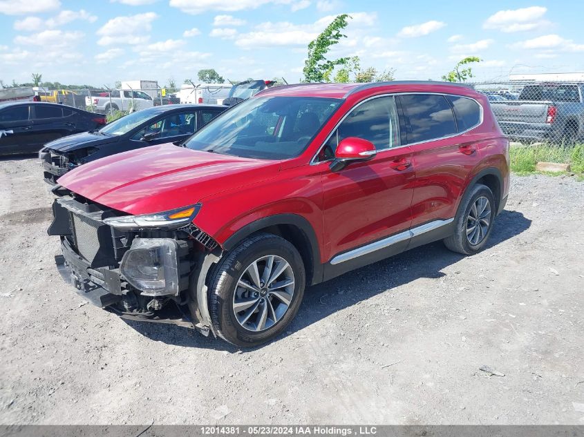 2020 Hyundai Santa Fe Sel/Sel Plus VIN: 5NMS3CAD6LH171455 Lot: 12014381