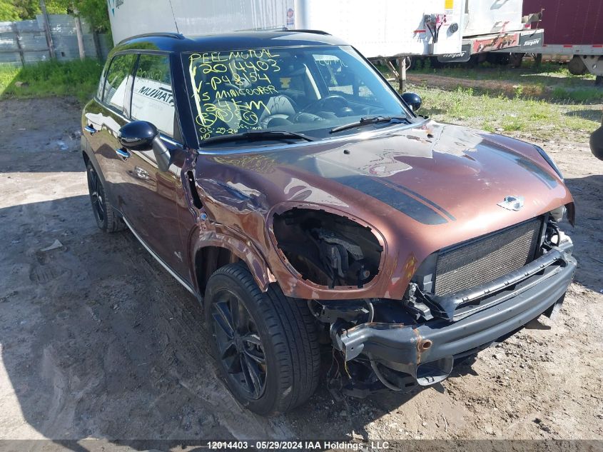 2015 Mini Cooper S Countryman VIN: WMWZC5C59FWP48154 Lot: 12014403