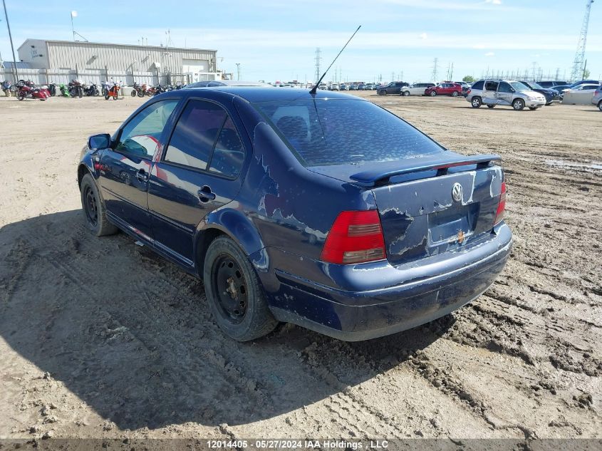 2002 Volkswagen Jetta Gls VIN: 3VWSB29M72M187772 Lot: 12014405