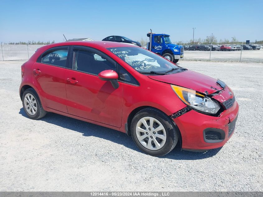 2014 Kia Rio VIN: KNADM5A34E6958488 Lot: 12014416