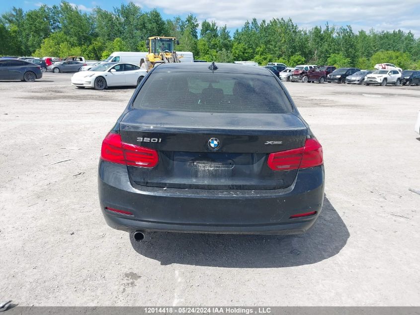 2017 BMW 320 Xi VIN: WBA8E5G55HNU41704 Lot: 12014418