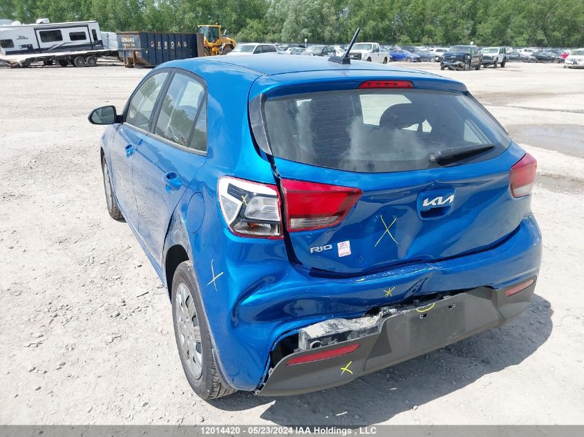 2022 Kia Rio S VIN: 3KPA25AD2NE478741 Lot: 12014420