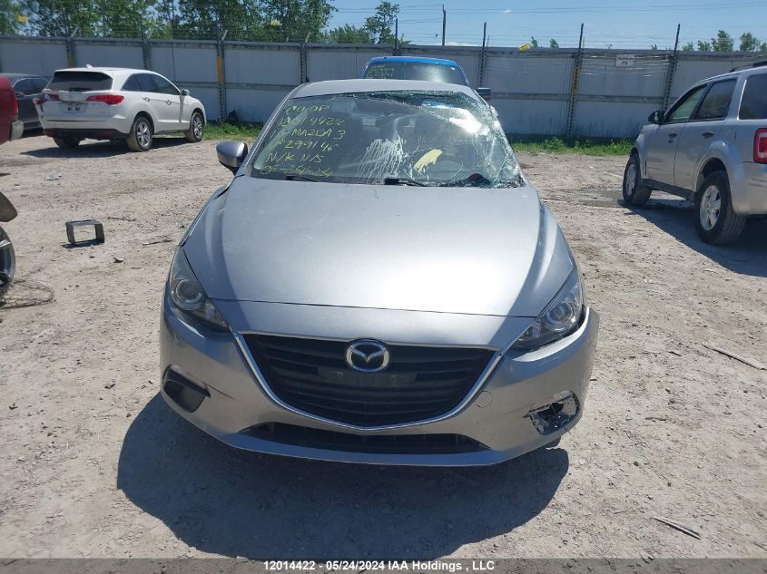 2016 Mazda 3 Sport VIN: 3MZBM1U79GM299146 Lot: 12014422