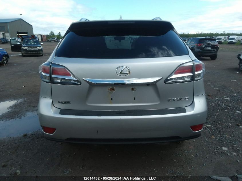 2013 Lexus Rx 350/Base/F Sport VIN: 2T2BK1BA7DC175819 Lot: 12014432