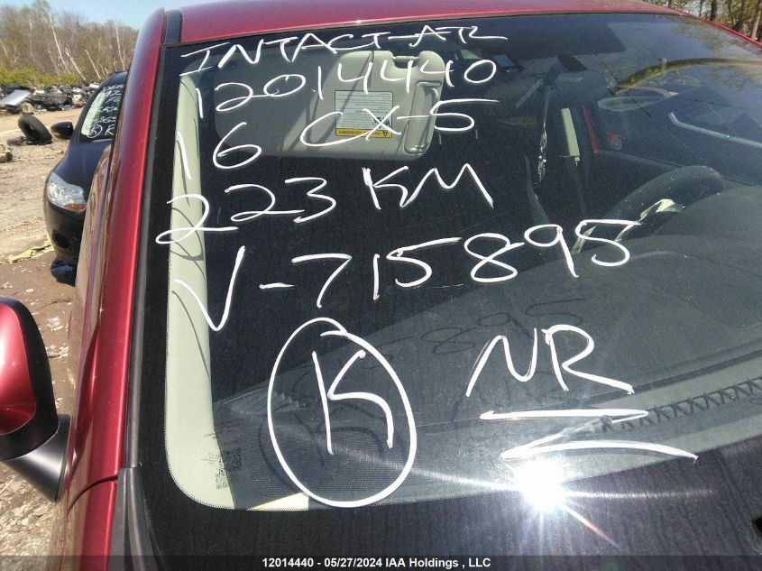 2016 Mazda Cx-5 VIN: JM3KE4CY9G0715895 Lot: 12014440