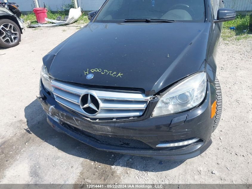 2011 Mercedes-Benz C-Class VIN: WDDGF8HB1BA513682 Lot: 12014441