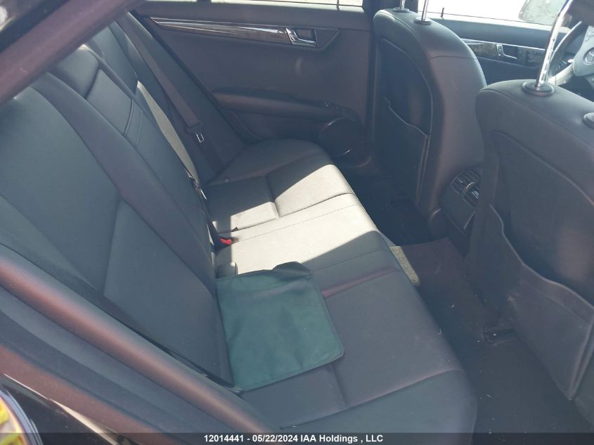 2011 Mercedes-Benz C-Class VIN: WDDGF8HB1BA513682 Lot: 12014441