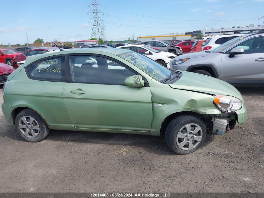 2007 Hyundai Accent VIN: KMHCN35C87U037234 Lot: 12014463