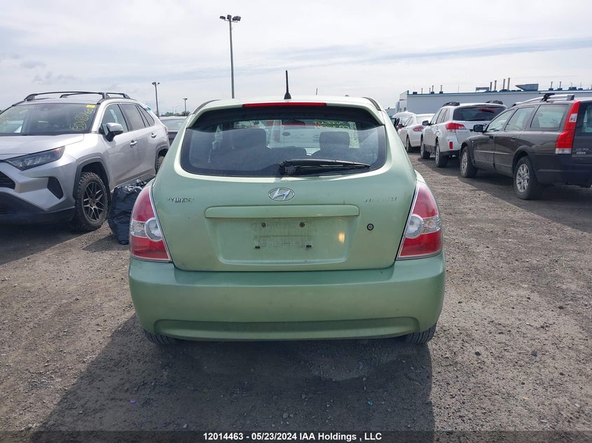 2007 Hyundai Accent VIN: KMHCN35C87U037234 Lot: 12014463