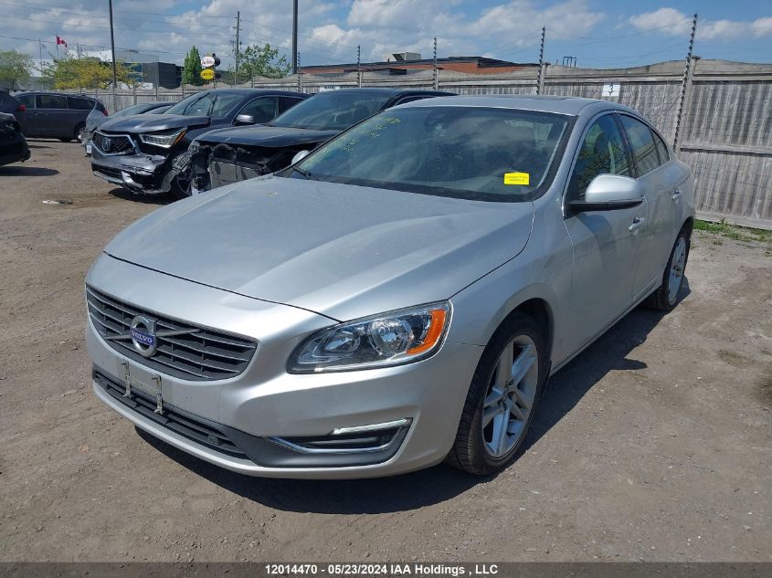 2015 Volvo S60 VIN: YV140MFL4F2365198 Lot: 12014470