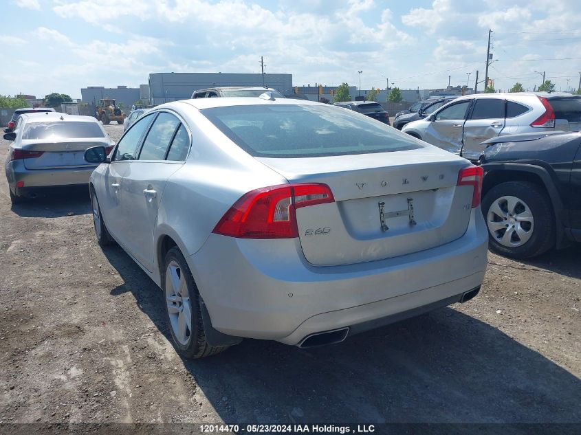 2015 Volvo S60 VIN: YV140MFL4F2365198 Lot: 12014470