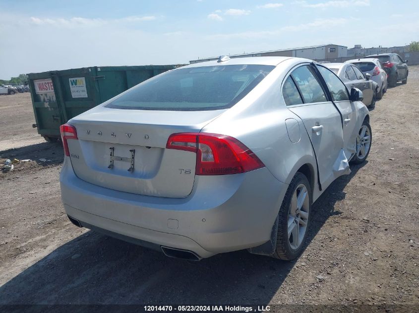 2015 Volvo S60 VIN: YV140MFL4F2365198 Lot: 12014470