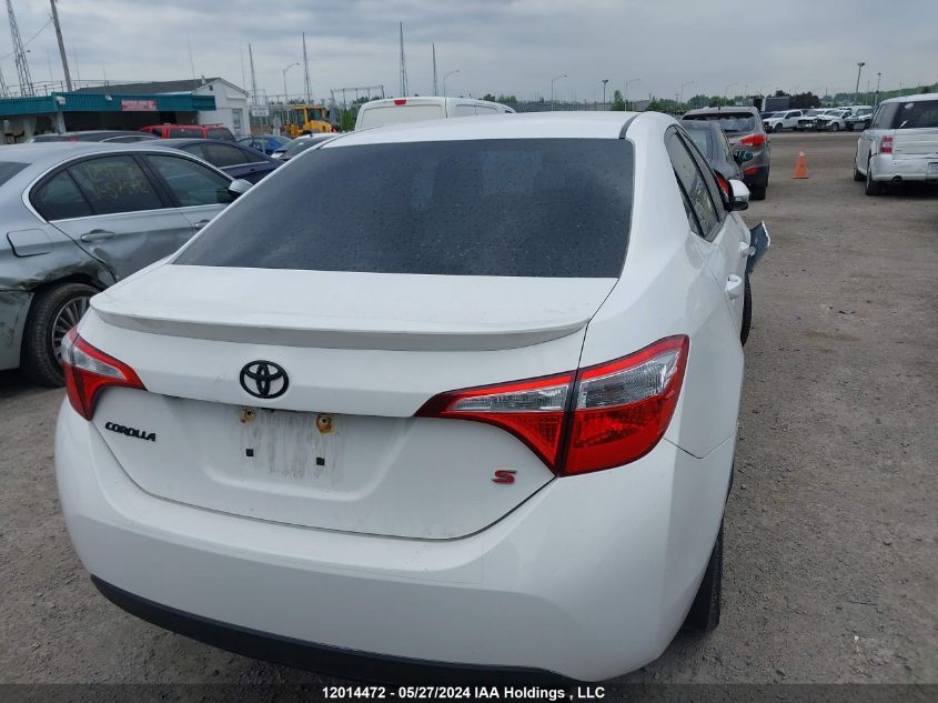 2015 Toyota Corolla L/Le/Le Pls/Prm/S/S Pls VIN: 2T1BURHE6FC242890 Lot: 12014472