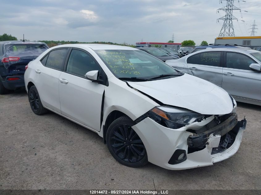 2015 Toyota Corolla L/Le/Le Pls/Prm/S/S Pls VIN: 2T1BURHE6FC242890 Lot: 12014472