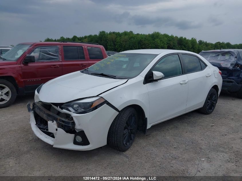 2015 Toyota Corolla L/Le/Le Pls/Prm/S/S Pls VIN: 2T1BURHE6FC242890 Lot: 12014472