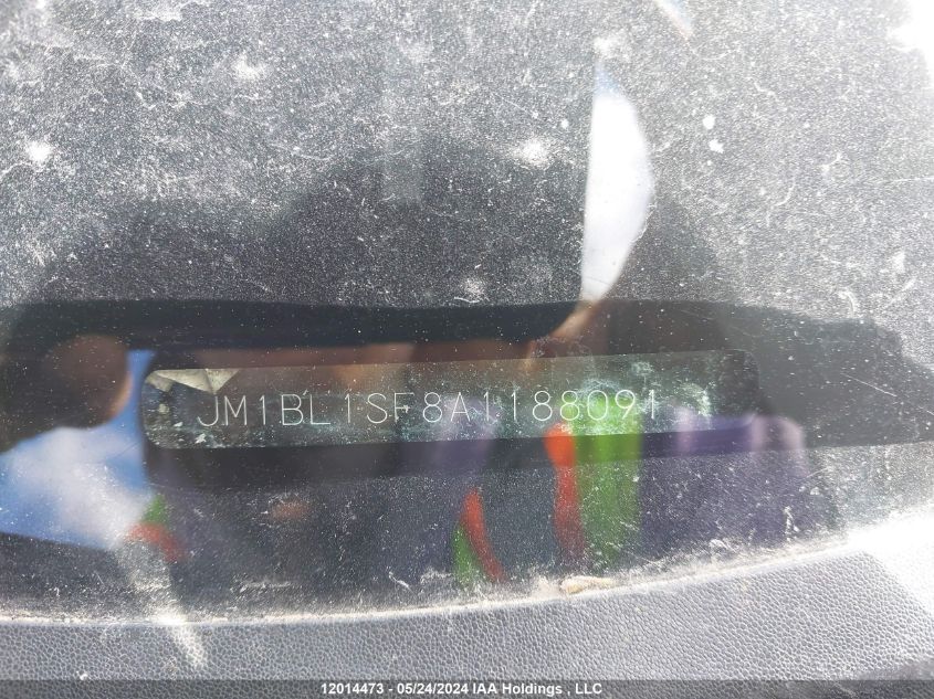 2010 Mazda Mazda3 VIN: JM1BL1SF8A1188091 Lot: 12014473