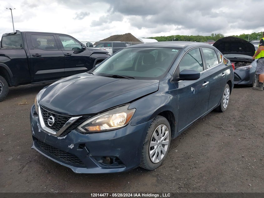 2016 Nissan Sentra S/Sv/Sr/Sl VIN: 3N1AB7AP1GL651253 Lot: 12014477