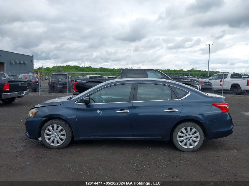 2016 Nissan Sentra S/Sv/Sr/Sl VIN: 3N1AB7AP1GL651253 Lot: 12014477