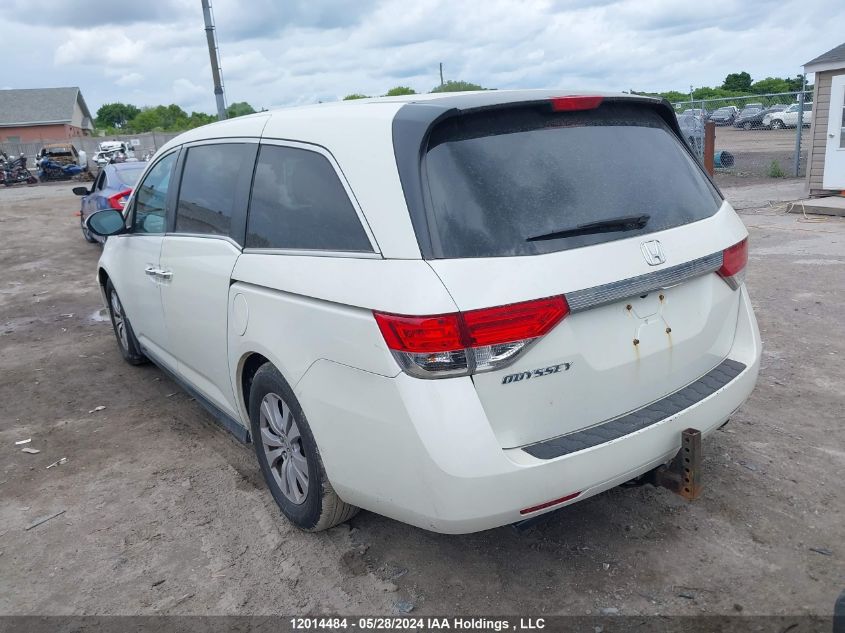 2015 Honda Odyssey VIN: 5FNRL5H46FB503254 Lot: 12014484