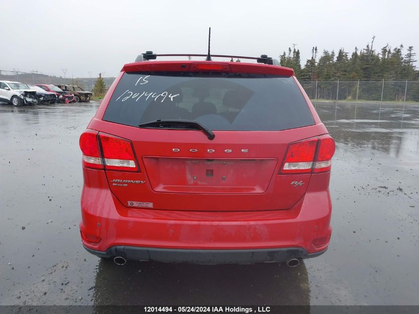 2015 Dodge Journey R/T VIN: 3C4PDDFG6FT651207 Lot: 12014494