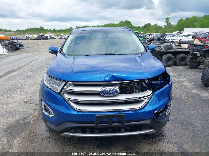 2018 Ford Edge Sel VIN: 2FMPK4J93JBB60303 Lot: 12014507