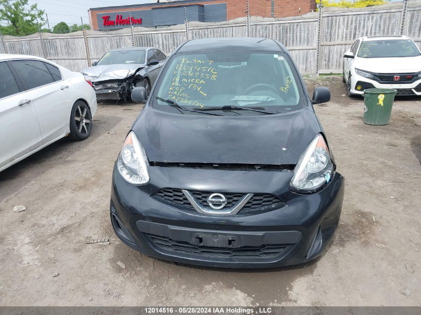 2016 Nissan Micra VIN: 3N1CK3CP1GL249358 Lot: 12014516