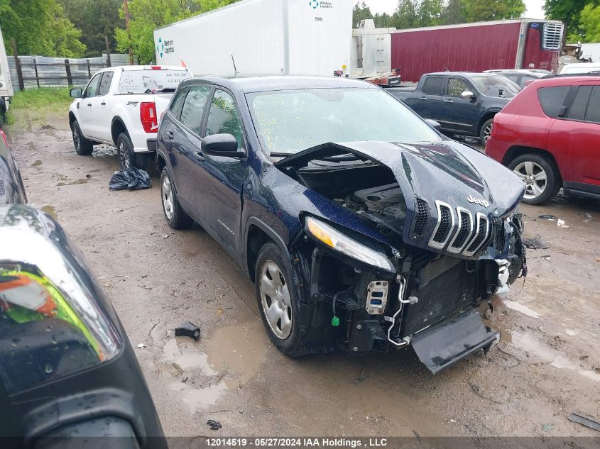 2016 Jeep Cherokee Sport VIN: 1C4PJLAB8GW288709 Lot: 12014519