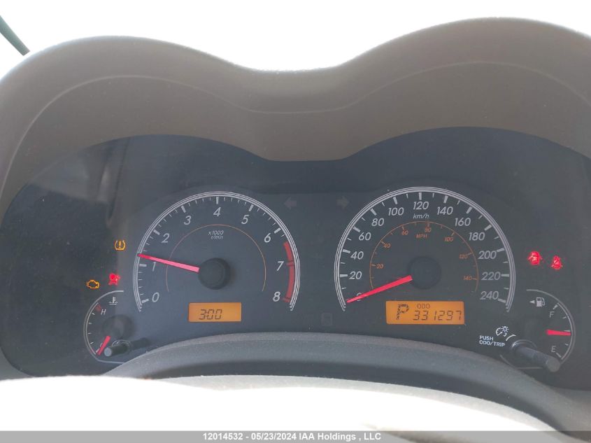 2009 Toyota Corolla Le VIN: 2T1BU40E99C020881 Lot: 12014532