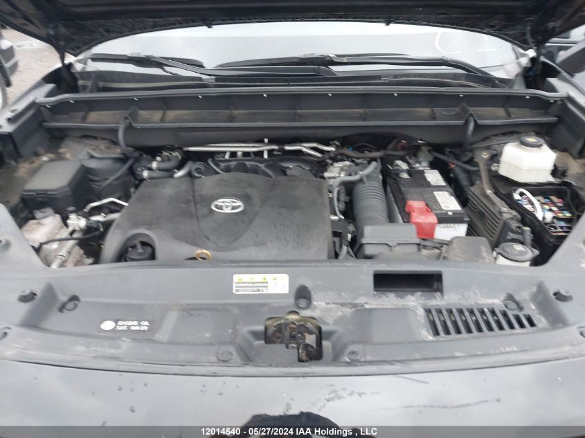 2022 Toyota Highlander VIN: 5TDLZRBH6NS164318 Lot: 12014540