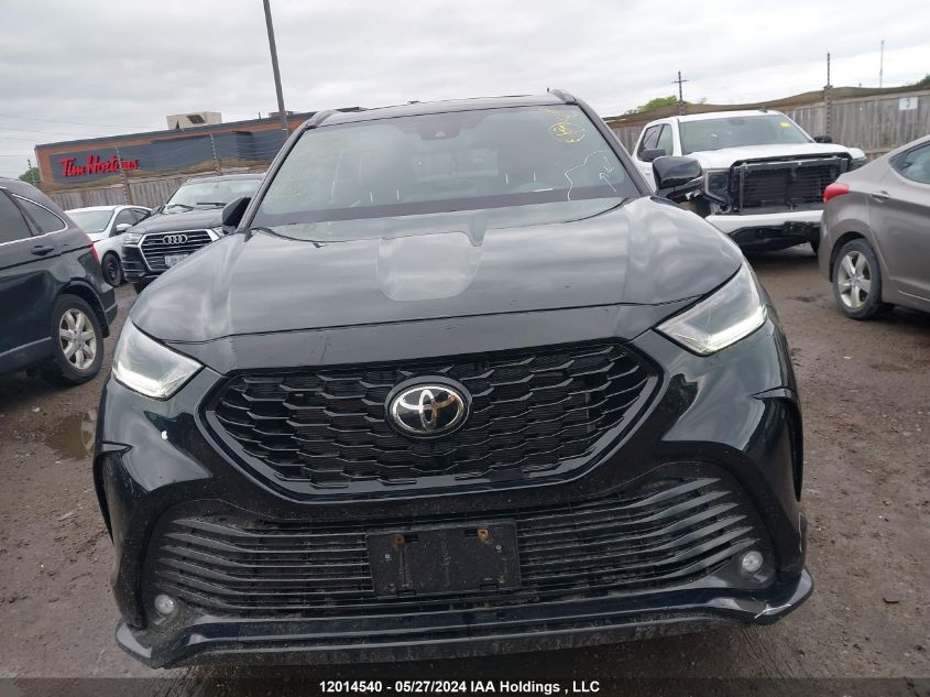 2022 Toyota Highlander VIN: 5TDLZRBH6NS164318 Lot: 12014540