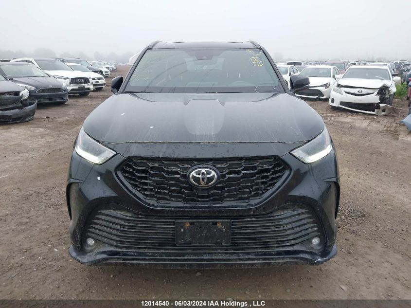 2022 Toyota Highlander VIN: 5TDLZRBH6NS164318 Lot: 12014540