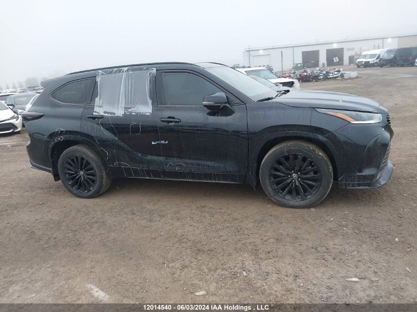 2022 Toyota Highlander VIN: 5TDLZRBH6NS164318 Lot: 12014540