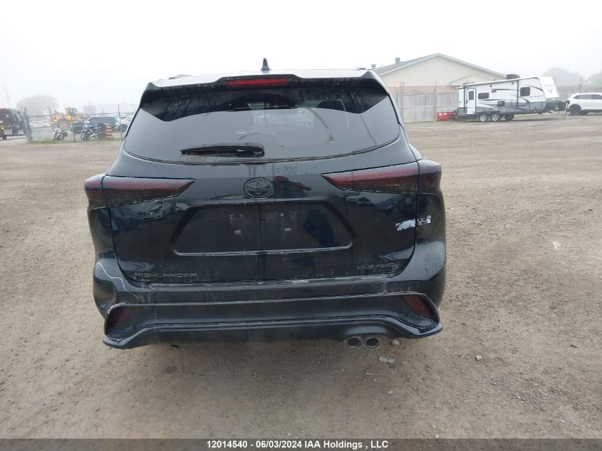 2022 Toyota Highlander VIN: 5TDLZRBH6NS164318 Lot: 12014540
