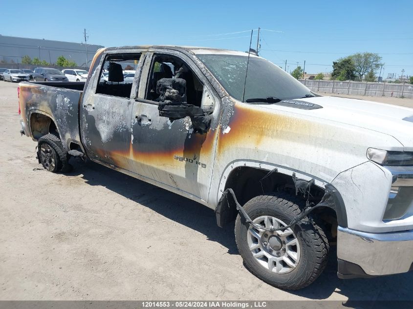 2021 Chevrolet Silverado 2500Hd VIN: 1GC4YNEY8MF291291 Lot: 12014553