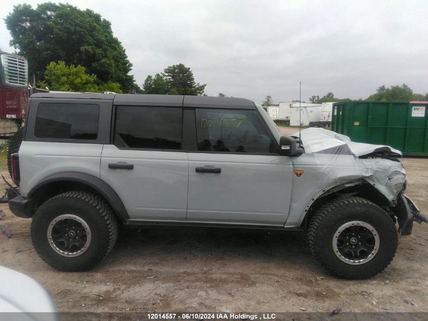 2022 Ford Bronco Badlands VIN: 1FMEE5DP1NLB45366 Lot: 12014557