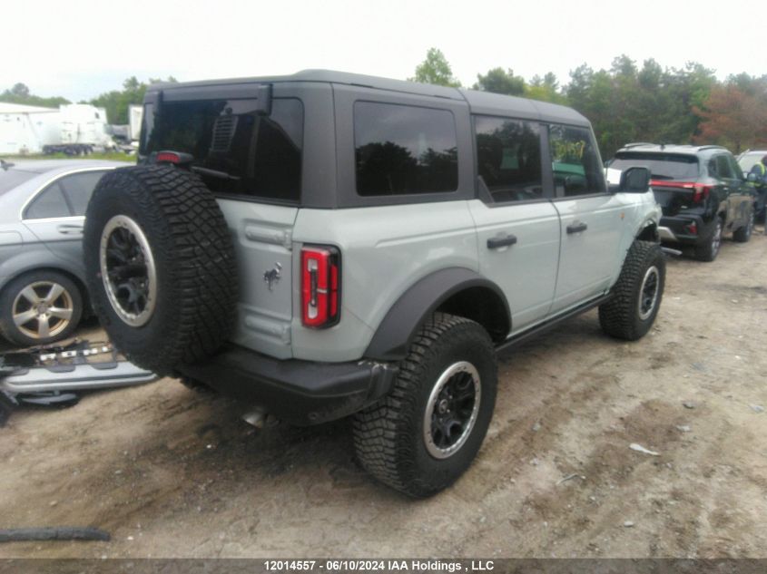 2022 Ford Bronco Badlands VIN: 1FMEE5DP1NLB45366 Lot: 12014557