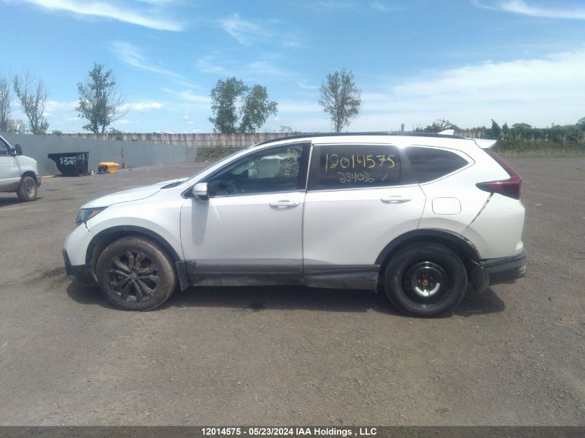 2021 Honda Cr-V VIN: 2HKRW2H99MH234036 Lot: 12014575