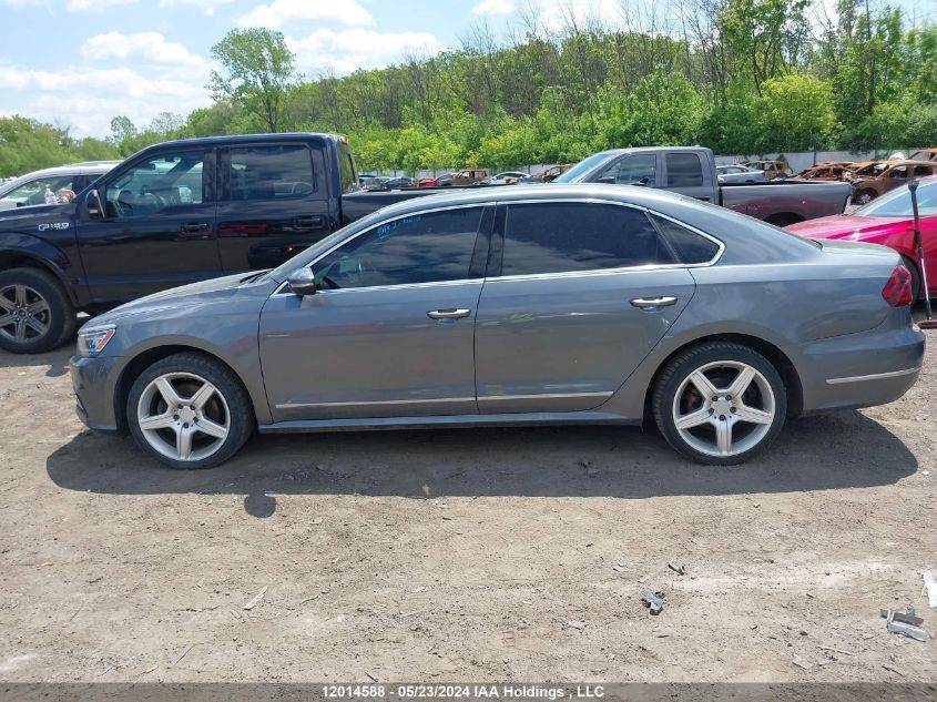 2017 Volkswagen Passat VIN: 1VWCT7A34HC021754 Lot: 12014588