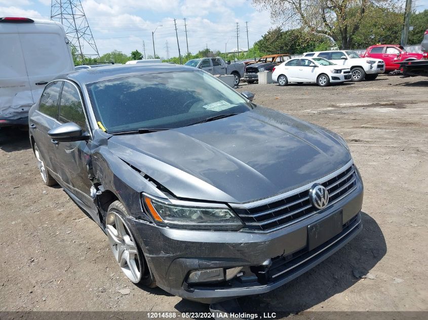 2017 Volkswagen Passat VIN: 1VWCT7A34HC021754 Lot: 12014588