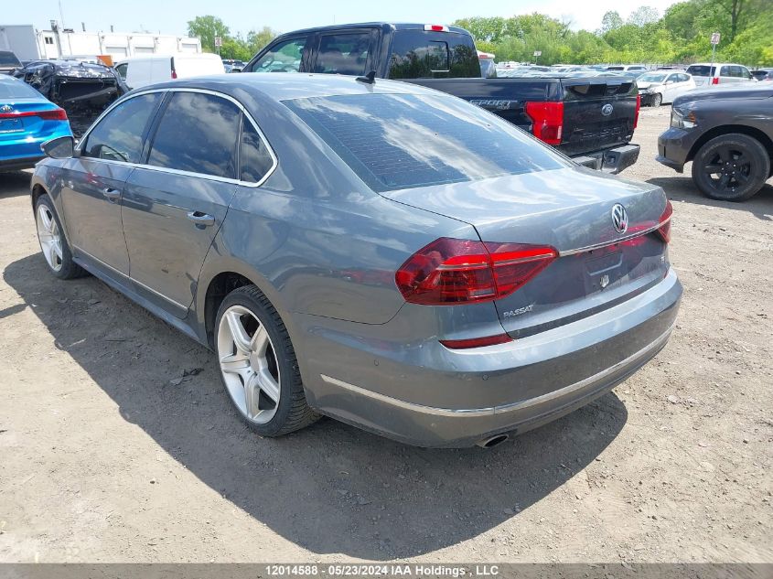 2017 Volkswagen Passat VIN: 1VWCT7A34HC021754 Lot: 12014588