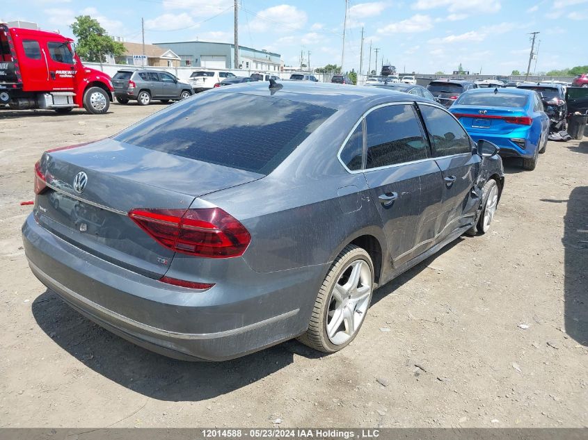 2017 Volkswagen Passat VIN: 1VWCT7A34HC021754 Lot: 12014588