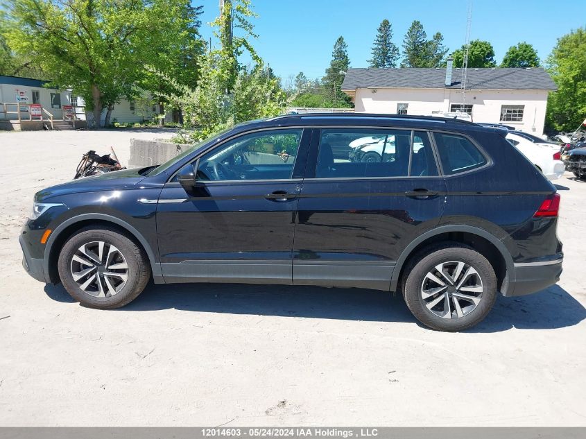 2023 Volkswagen Tiguan VIN: 3VVFB7AX7PM081824 Lot: 12014603