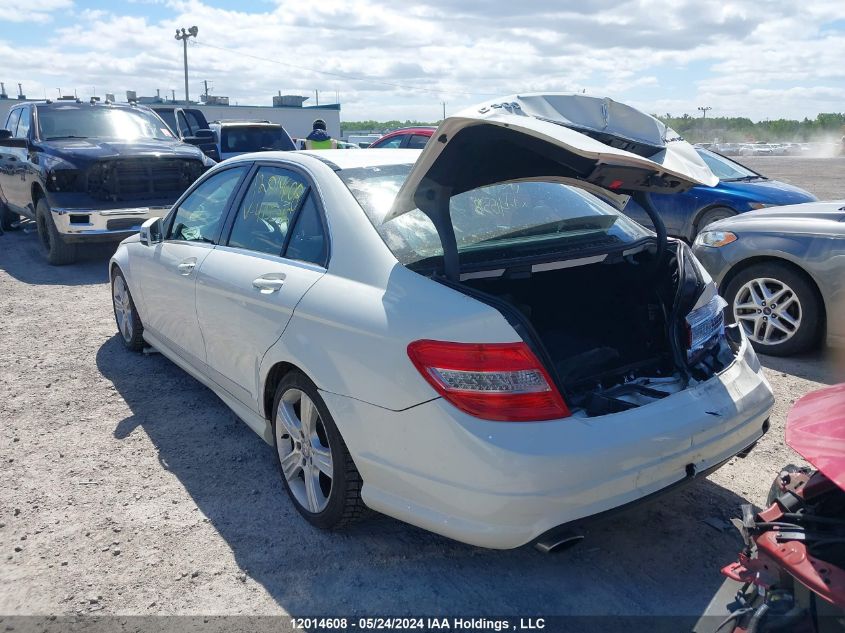 2010 Mercedes-Benz C 300 4Matic VIN: WDDGF8BB6AF415578 Lot: 12014608