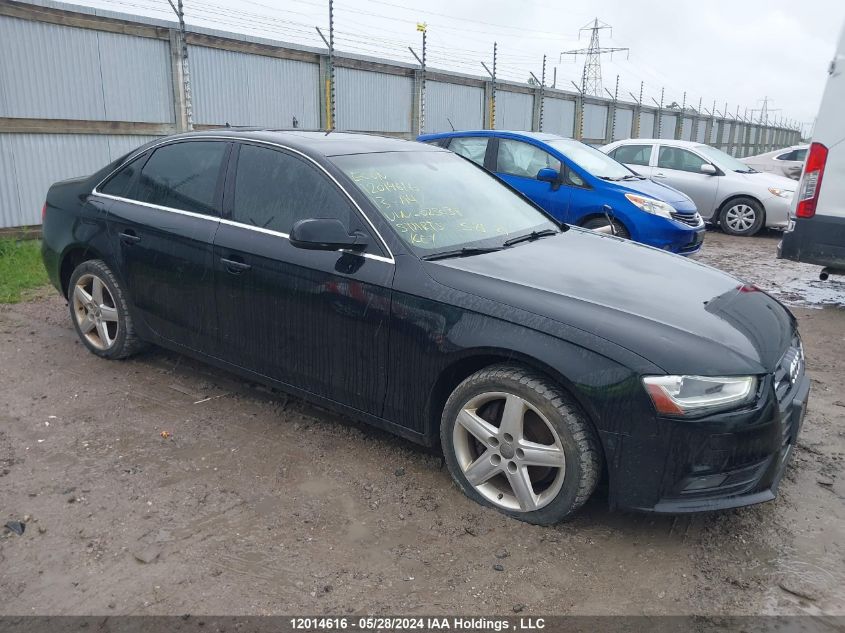 2013 Audi A4 VIN: WAUFFCFL3DN025038 Lot: 12014616