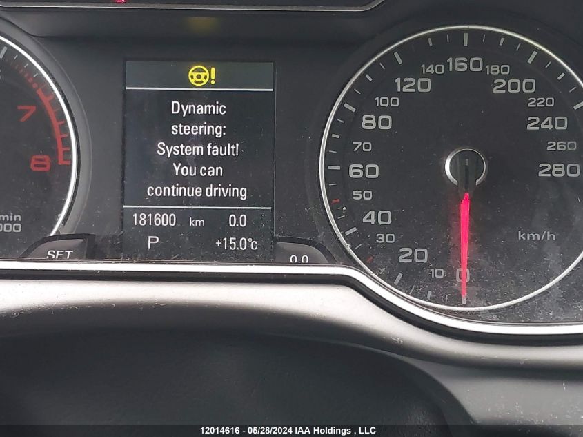 2013 Audi A4 VIN: WAUFFCFL3DN025038 Lot: 12014616