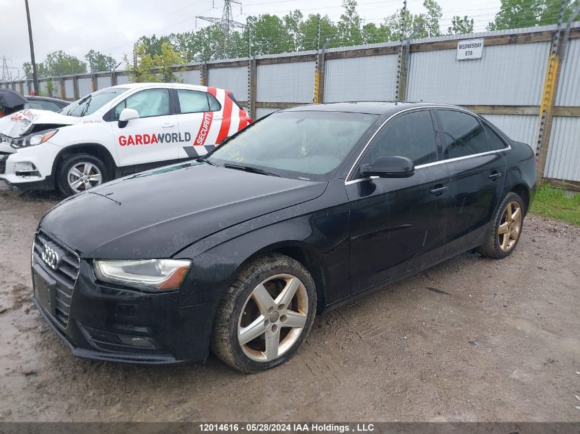 2013 Audi A4 VIN: WAUFFCFL3DN025038 Lot: 12014616