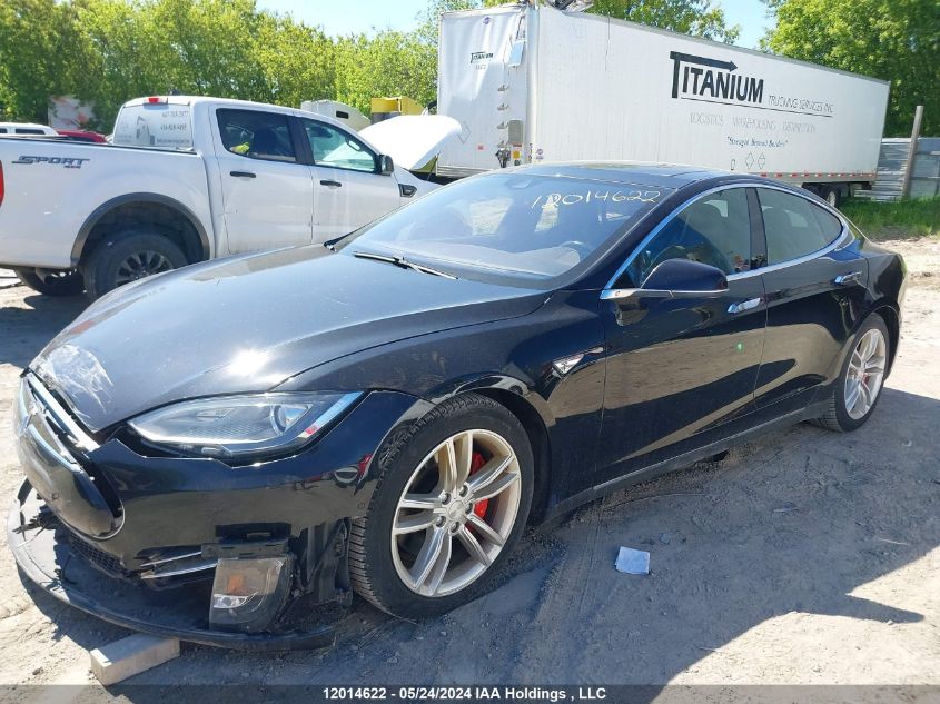 2015 Tesla Model S P85D VIN: 5YJSA4H44FF094625 Lot: 12014622